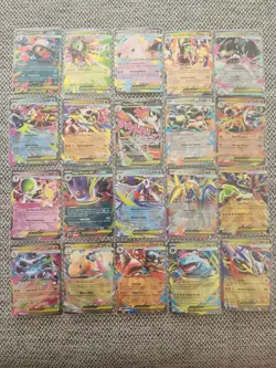 20 Mega Pokemon Cards All Textured 1 Completely Full Art - Image 1