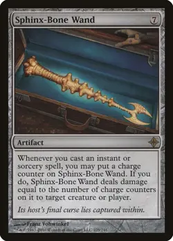 Sphinx-Bone Wand Rise of the Eldrazi PLD Artifact Rare MAGIC CARD ABUGames - Image 1