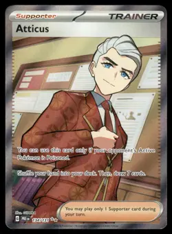 Pokemon Cards Atticus 134/131 Prismatic Evolutions Holo NM *7 - Image 1