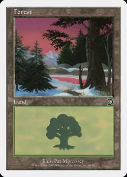 Forest (48) Deckmasters PLD Basic Land MAGIC THE GATHERING MTG CARD ABUGames - Image 1