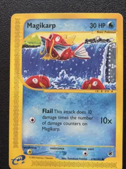 Magikarp 118/165 Pokemon Expedition E-Reader Card 2002 - Image 1