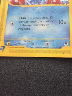 Magikarp 118/165 Pokemon Expedition E-Reader Card 2002 - Image 3