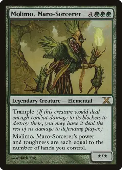Molimo, Maro-Sorcerer 10th Edition NM Green Rare MAGIC GATHERING CARD ABUGames - Image 1