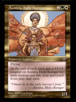 Asmira, Holy Avenger LP Light Play Mirage MTG [6595] - Image 1
