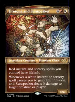 Firesong and Sunspeaker LP Light Play Multiverse Legends MTG [12206] - Image 1