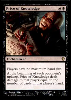 MTG Price of Knowledge LP Light Play Commander 2013 [810] - Image 1