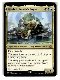 Glarb, Calamity's Augur M Bloomburrow 215 NM - Image 1