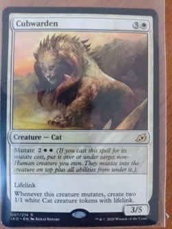Cubwarden Magic The Gathering Ikoria Lair Of Behemoths 7 White Cat - Image 1