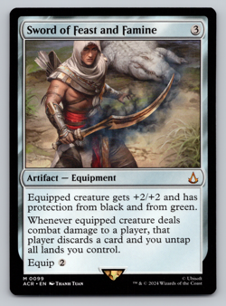 Sword of Feast and Famine - MTG - Assassin's Creed Universes Beyond - Image 1