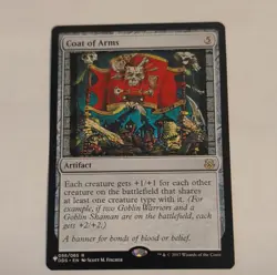 Wizards of the Coast Magic: The Gathering Coat of Arms Rare Artifact 058/065 - Image 1