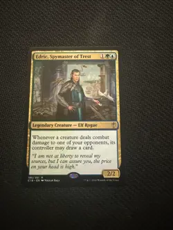 Magic: The Gathering Edric, Spymaster of Trest Rare Commander 2016 195/351 - Image 1