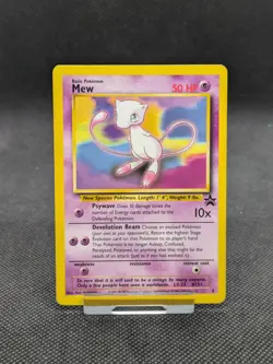 Pokemon TCG Mew Black Star Promo Card No. 8 WOTC LP EXCELLENT - Image 1