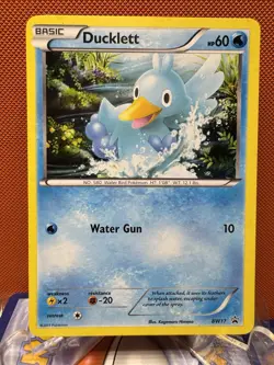 Pokemon TCG Ducklett BW Black Star Promos BW17 Holo Promo LP #1084 - Image 1