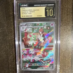 Kirlia 084/078 Sv1s Scarlet ex Art Rare Holo Japanese CGC 10 Pristine 2023 - Image 1