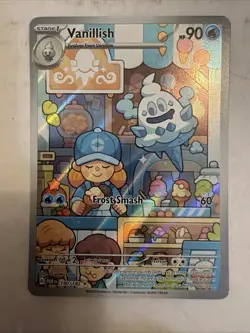 Vanillish 190/182 SV04: Paradox Rift Holo Full Art English LP - Pokemon - Image 1