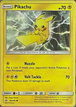 Pikachu - 66/236 - Cosmic Eclipse Pokemon 2019 - Image 1