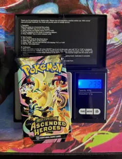 VERY HEAVY!! 23.9 Pokemon TCG: Single Pack Ascended Heroes. Sealed GOD PACKUU! - Image 1
