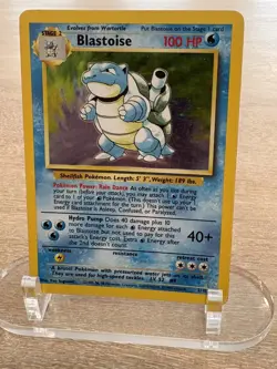 Holo Blastoise Pokemon 2/102 1999 Base Set - Image 3
