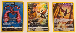 Pokemon TCG Galarian Articuno Zapdos Moltres Promo Lot SWSH282/SWSH283/SWSH284 - Image 1