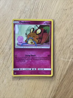 Pokemon Lost Thunder 142/214 Dedenne NM - Image 1