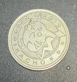 Vintage Pokemon Pikachu Metal Coin #25 2000 Nintendo Wizards TCG - Image 2