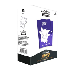 Ultra Pro Elite Series Pokemon TCG Gengar 105ct Apex Deck Protector Sleeves - Image 1