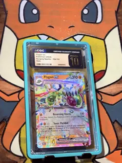 Flygon ex 106/191 Pokemon 2024 Surging Sparks CGC Pristine 10 - Image 1