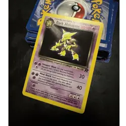 Pokemon TCG Team Rocket Dark Alakazam 17/82 18/82 English Nintendo Wizards - Image 1