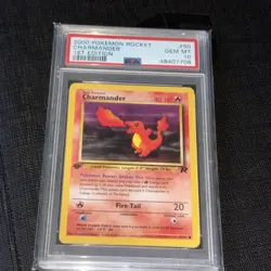 2000 POKEMON ROCKET 1ST EDITION #50 CHARMANDER PSA 10 - Image 4