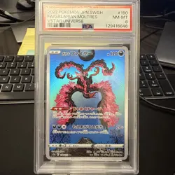 2022 POKEMON JPN SWORD & SHIELD VSTAR UNIVERSE FULL ART/GALARIAN MOLTRES PSA 8 - Image 1