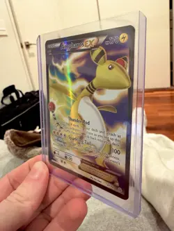 POKEMON 2015 AMPHAROS EX 87/98 XY ANCIENT ORIGINS FULL ART ULTRA RARE HOLO - Image 3