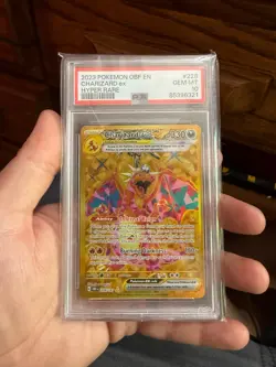 2023 Pokemon Obsidian Flames CHARIZARD EX Hyper Rare 228/197 PSA 10 GEM MINT - Image 1