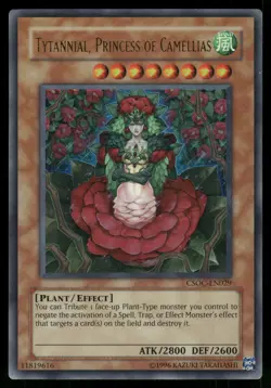 Tytannial, Princess of Camellias Ultra Rare Crossroads of Chaos CSOC-EN029 NM - Image 1