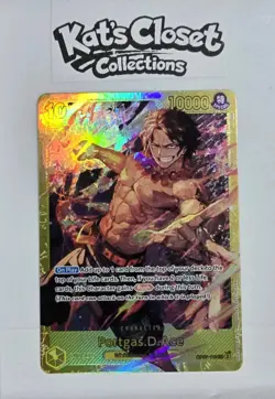 One Piece CCG Portgas.D.Ace OP07-119 SEC Holo Near Mint - Image 1