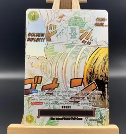 One Piece Adventure on Kami's Island Gum Gum Golden Rifle OP15-116 Alt Art NM - Image 1