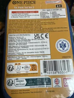 One Piece Tin Pack Set Vol 2 | TS-02 OP-13 Factory Sealed Sabo - Image 4