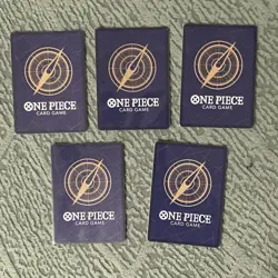 Portgas D. Ace OP07-119 SEC ONE PIECE + 4 other cards - Image 2