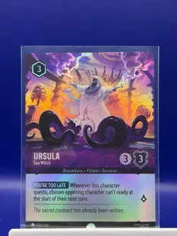 Disney Lorcana Ursula Sea Witch 59/204 Epic Cold Foil Into The Inklands - Image 1