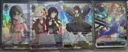 Weiβ Schwarz Hatsune Miku Signed Trading Card JP010 Holo Excellent - Image 1