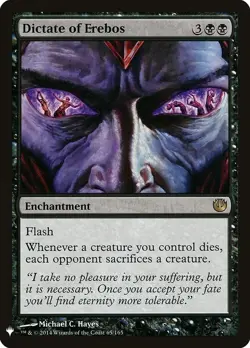 1x Dictate of Erebos #65 (NM / MINT) Unplayed Journey into Nyx (JOU) Magic MTG - Image 1