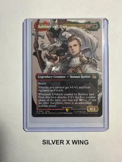 Balthier and Fran Borderless x1, Magic the Gathering, MTG, Final Fantasy, NM - Image 1