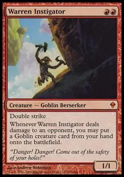 1x Warren Instigator #154 (NM) Zendikar ZEN Magic MTG English ENG - Image 1