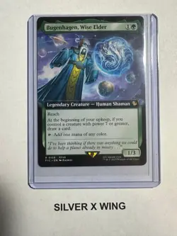 Bugenhagen, Wise Elder Extended Art x1, MTG, Final Fantasy Commander, FIC, NM - Image 1