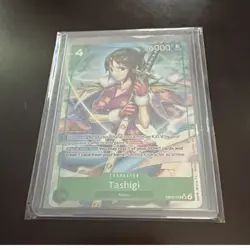 One Piece CCG Tashigi EB03-018 EB03 6000 Power 4 Cost Navy Character Card - Image 1