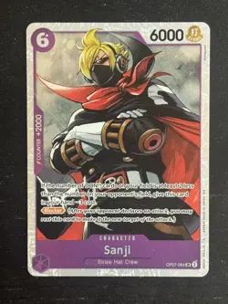 One Piece CCG Sanji OP07-064 (PRB02) Super Rare (SR)/(REPRINT) NM - Image 1
