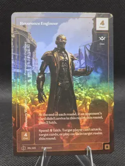 Wonders of the First TCG FORMLESS FOIL RARE REVERENCE ENGINEER 191/401 - Image 1