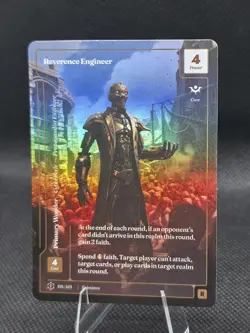 Wonders of the First TCG FORMLESS FOIL RARE REVERENCE ENGINEER 191/401 - Image 2