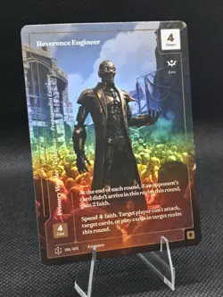 Wonders of the First TCG FORMLESS FOIL RARE REVERENCE ENGINEER 191/401 - Image 3