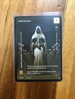 Wonders of the First 2025 - MYTHIC Paper - Helia Hexbane 25/401 TCG - Image 1