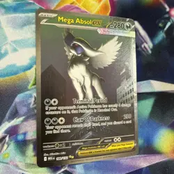 Pokemon TCG Mega Absol EX Holo Card 180/132 Me01: Mega Evolution Pack Fresh - Image 2